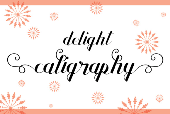 Delight Calligraphy Font