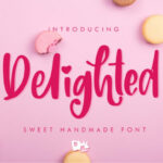 Delighted Font Poster 1