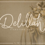Delillah Font Poster 1