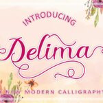 Delima Font Poster 1