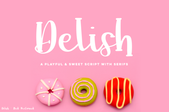 Delish Font Poster 1