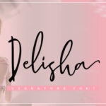 Delisha Font Poster 1