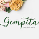 Delissia Script Font Poster 9