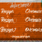 Deliverance Font Poster 6