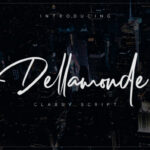 Dellamonde Script Font Poster 1