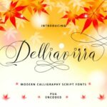 Delliavirra Font Poster 1