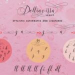 Delliavirra Font Poster 6