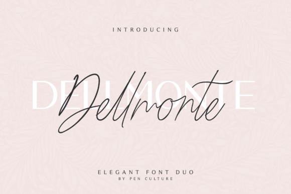 Dellmonte Duo Font Poster 1