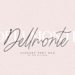 Dellmonte Duo Font Poster 8