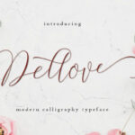 Dellove Font Poster 1