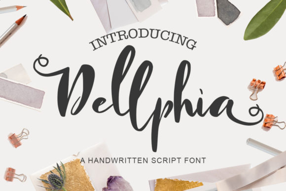 Dellphia Font Poster 1