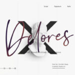 Delores Font Poster 1