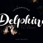 Delphine Font Poster 1