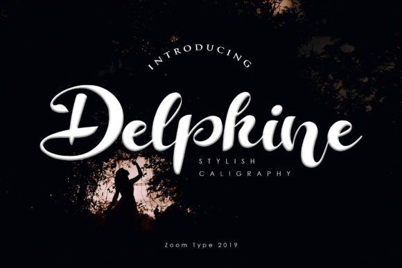 Delphine Font Poster 1
