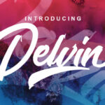 Delvin Font Poster 1