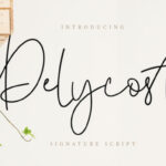 Delycost Font Poster 1