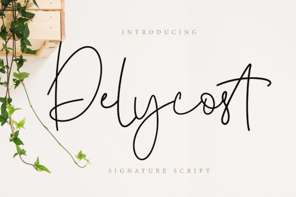 Delycost Font Poster 1