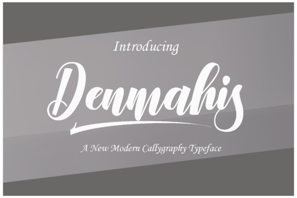 Denmahis Script Font Poster 1