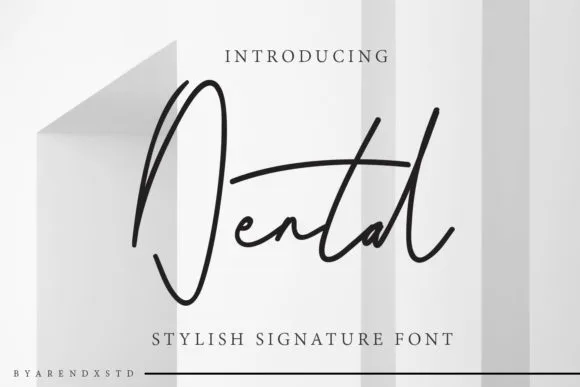 Dental Font Dental Font Poster 1