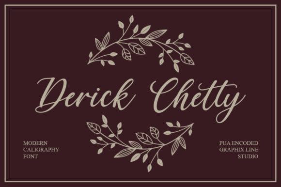 Derick Chetty Font Poster 1
