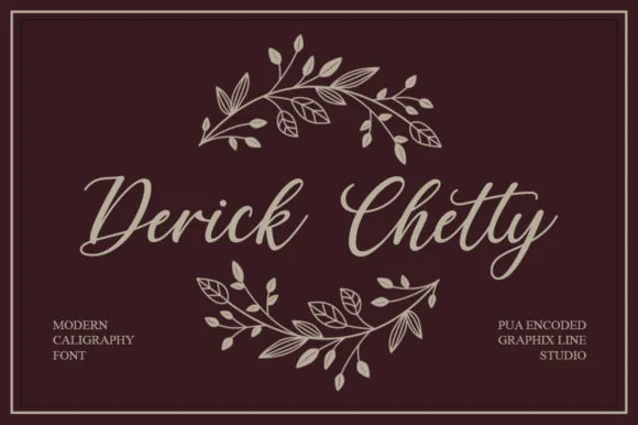 Derick Chetty Font Derick Chetty Font Poster 1