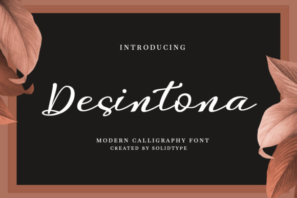 Desintona Script Font