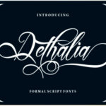 Dethalia Font Poster 1