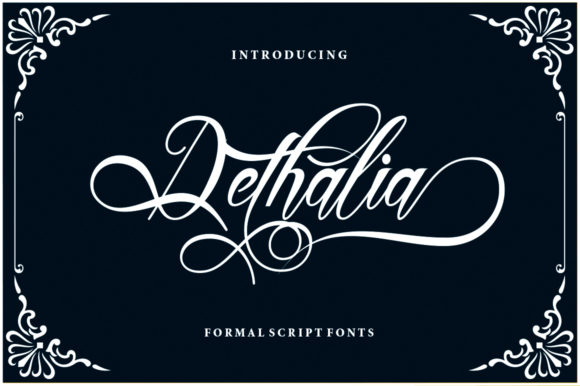 Dethalia Font Poster 1