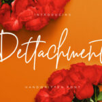 Dettachment Font Poster 1