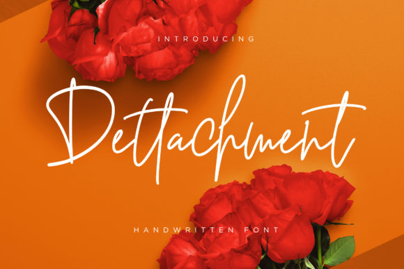 Dettachment Font Poster 1