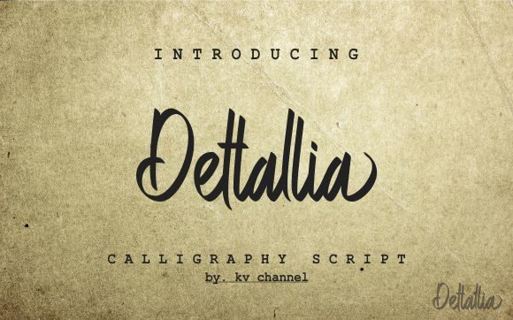 Dettallia Font