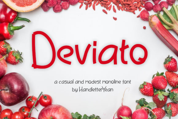 Deviato Font Poster 1