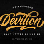 Devilion Font Poster 1