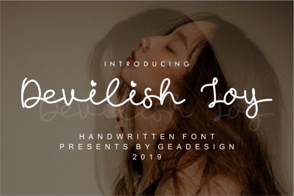 Devilish Joy Font Devilish Joy Font Poster 1