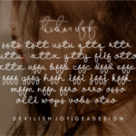 Devilish Joy Font Poster 3