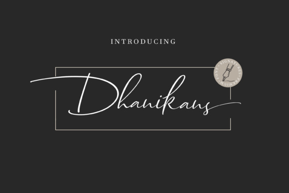 Dhanikans Font