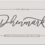 Dhenmark Duo Font Poster 2