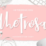 Dhetrosa Script Font Poster 1