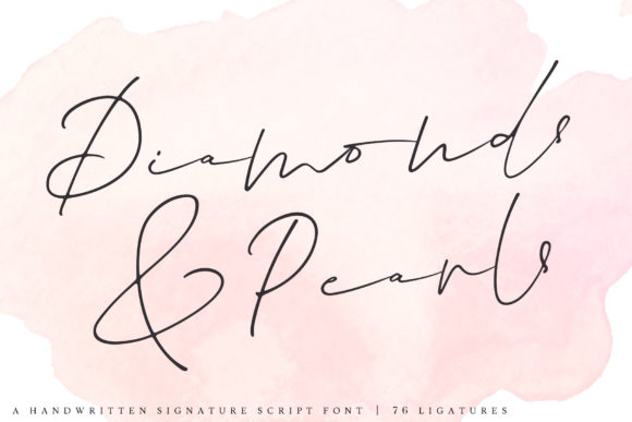 Diamonds & Pearls Font