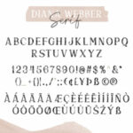 Diana Webber Family Font Poster 12