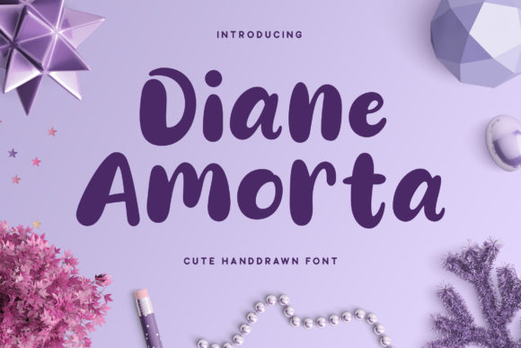 Diane Amorta Font Poster 1