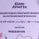 Diane Amorta Font Poster 6