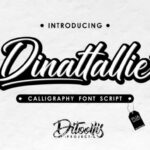 Dinattallie Font Poster 1