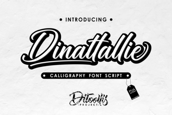 Dinattallie Font Poster 1