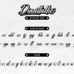 Dinattallie Font Poster 7