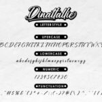 Dinattallie Font Poster 8