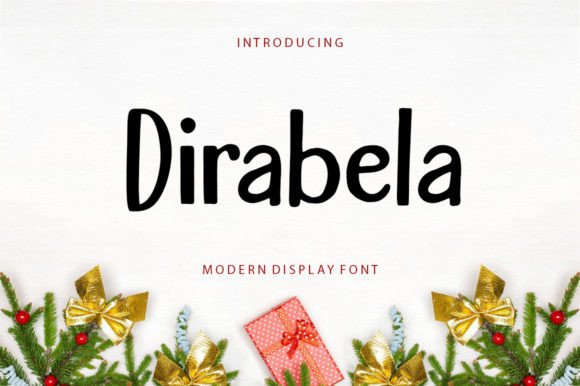 Dirabela Font Font Poster 1