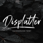 Displatter Font Poster 1