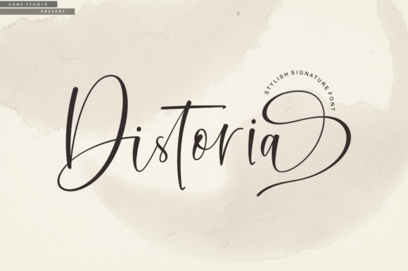 Distoria Script Font