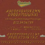 Distressered Font Poster 5